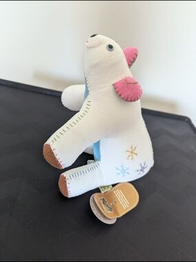 Plush Patchwork Polar Bear Stuffed Animal